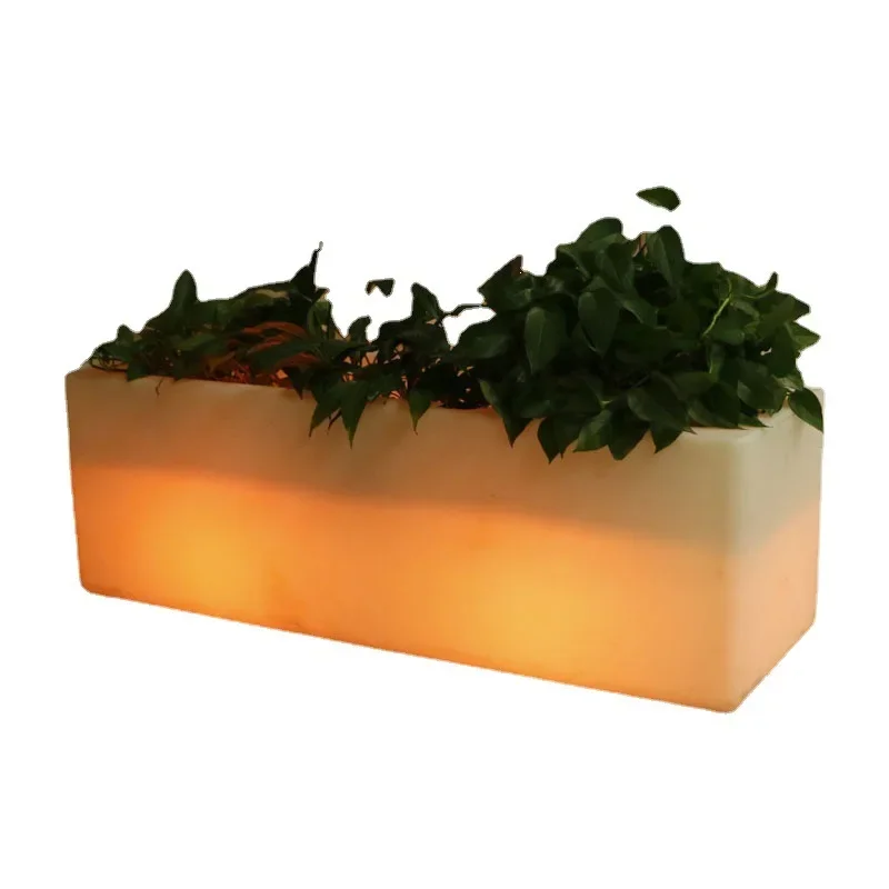 Outdoor Ice Bucket Cube Chilled Beer Bucket Remote Control Luminous Tray