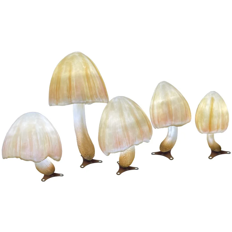 LED simulation small umbrella mushroom lamp, group modeling landscape decoration atmosphere lawn garden