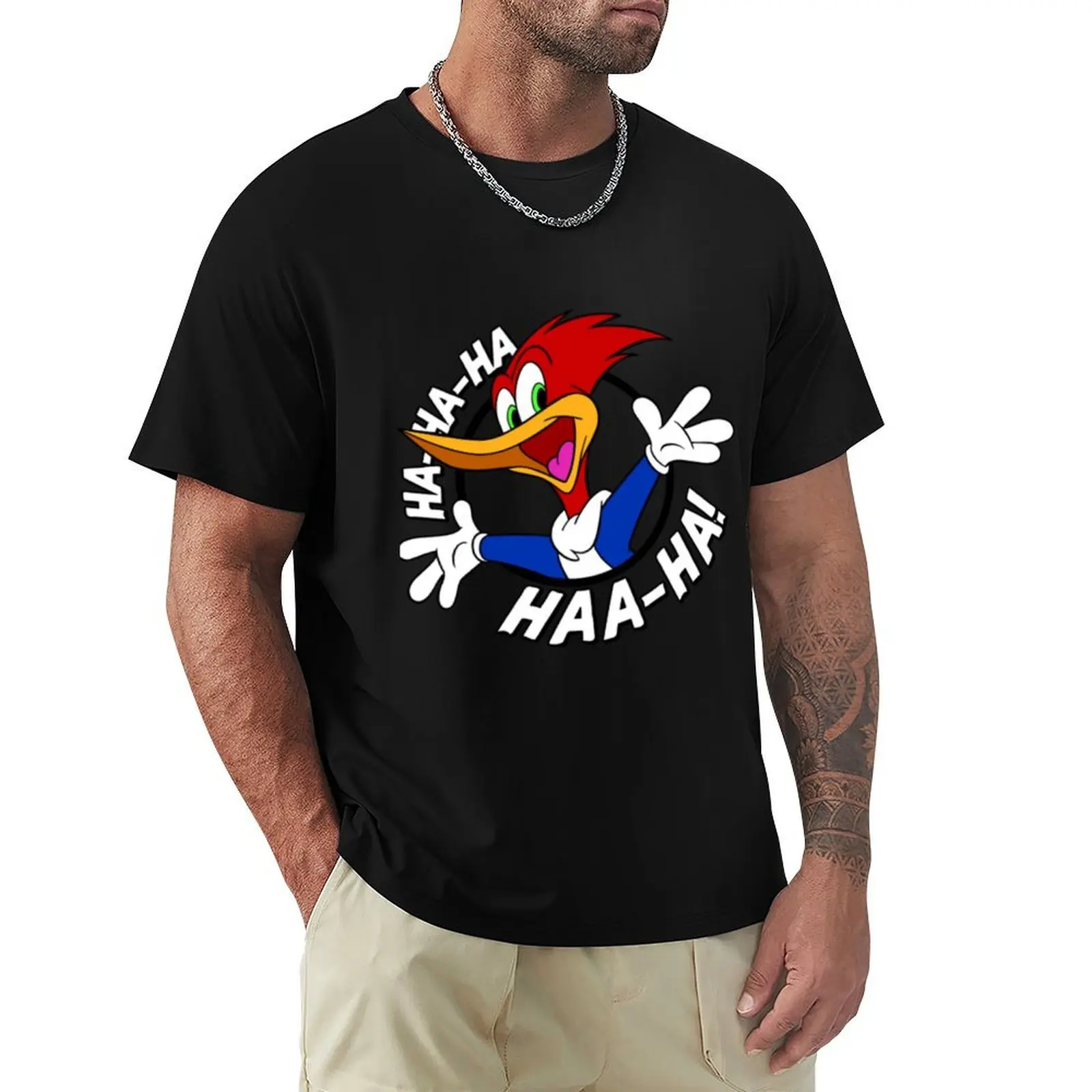 

Woody Woodpecker T-Shirt summer tops anime affliction shirts customs mens graphic t-shirts pack