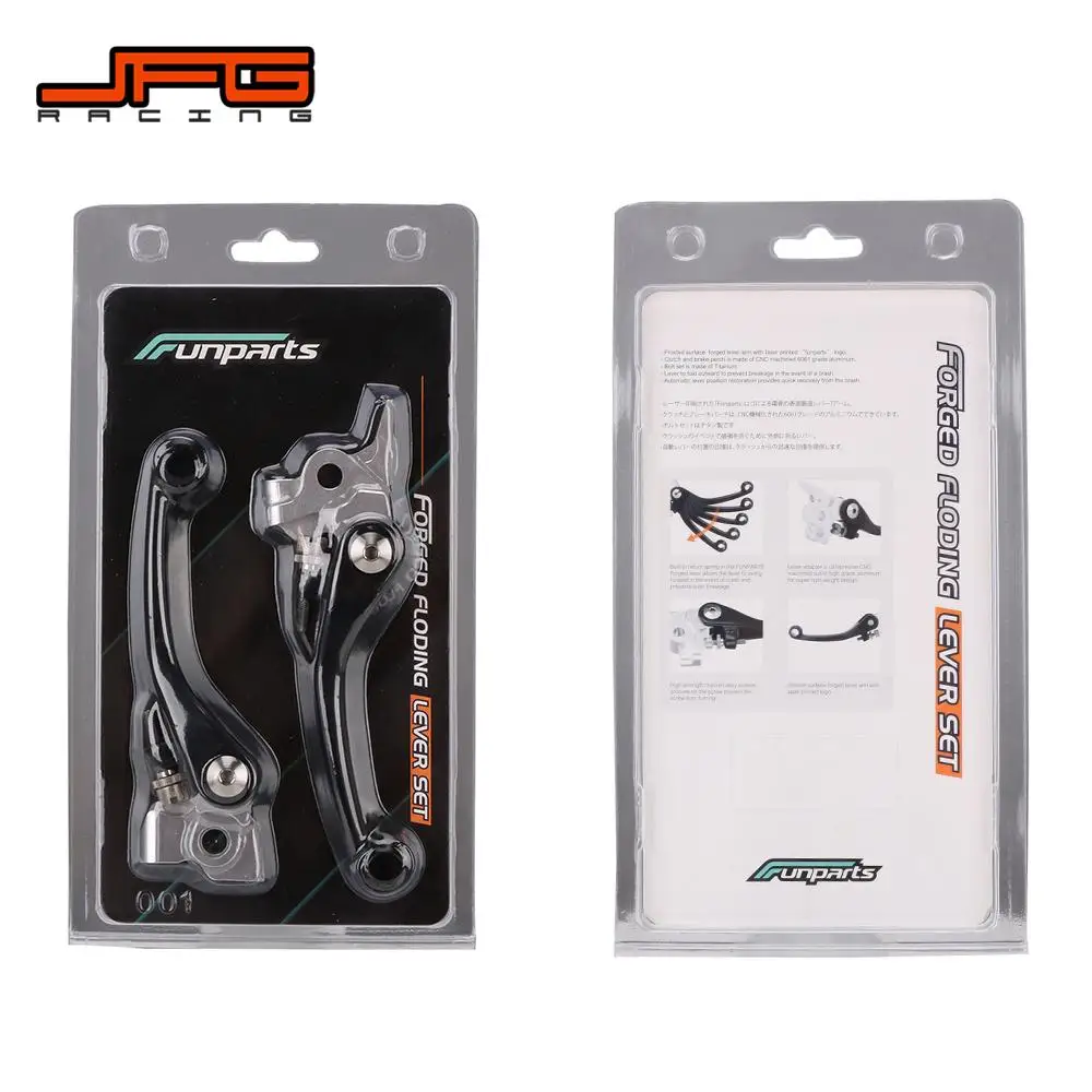 Funparts Forged Aluminum Titanium alloy Brake Clutch Lever For KTM EXC EXCF XC XCF XCW XCFW SX SXF 125 150 250 300 350 450 500