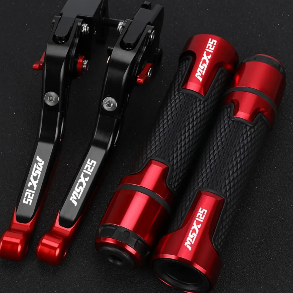 

For HONDA MSX125 GROM MSX 125 2013- 2021 2020 2019 2018 2023 2022 Motorcycle Adjustable Brake Clutch Levers Handlebar grips ends