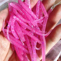 MUKUN 10PCS Mini Soft Worm Fishing Lure 0.3g 0.45g Jerkbait Fish AJING Soft Lure Rockfish Swimbaits Jig Lure Fishing Tackle