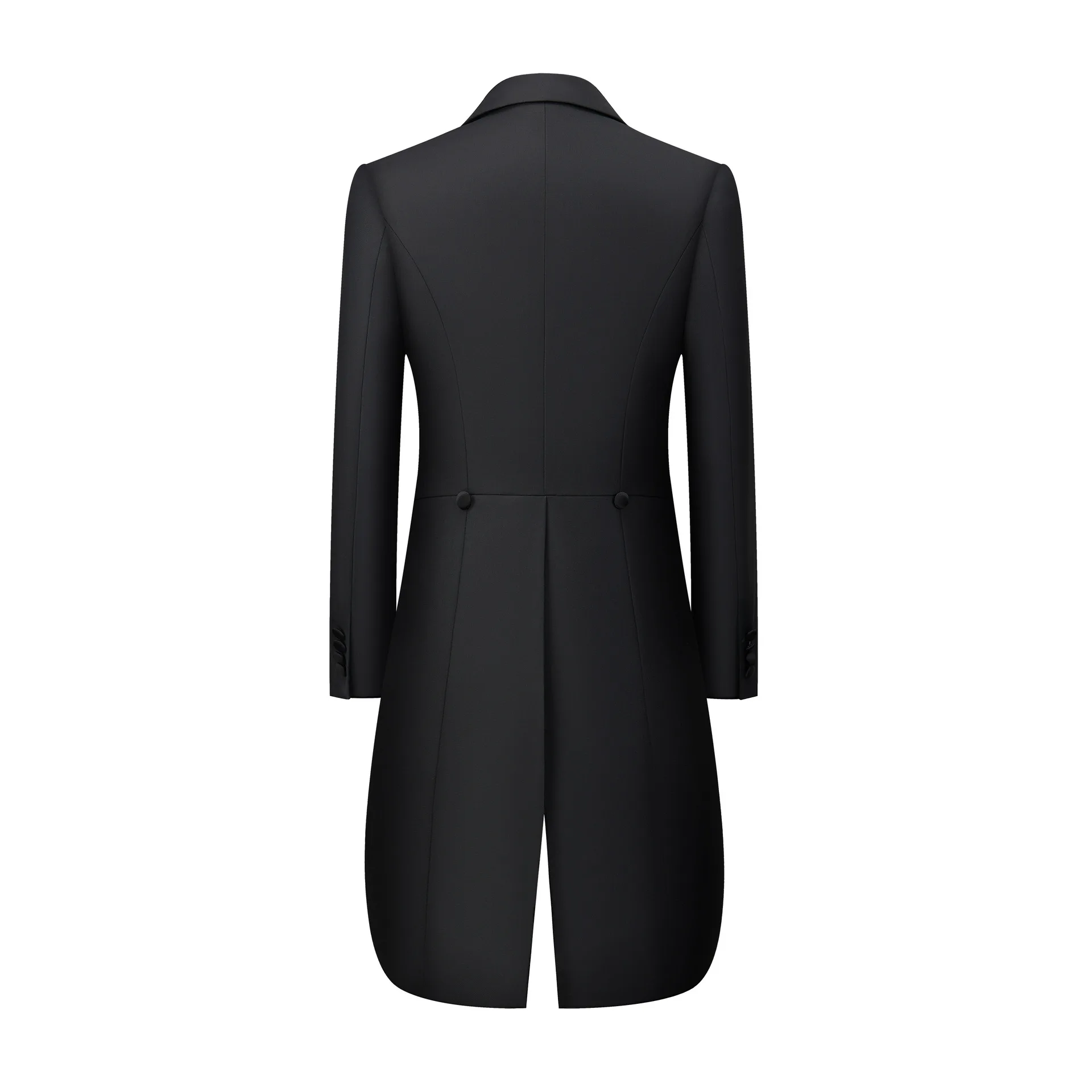 بدلة سهرة سوداء جديدة للرجال لعام 2026 مكونة من قطعتين، مناسبة لموصلات السحر/المرحلة/الفرقة، مقاسات آسيوية M-5XL. #2