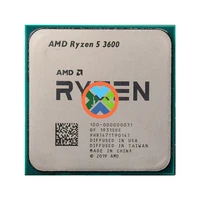 AMD Ryzen 5 3600 R5 3600 3,6 GHz Procesador de CPU de seis núcleos y doce hilos 7NM 65W L3=32M 100- 000000031   Toma AM4
