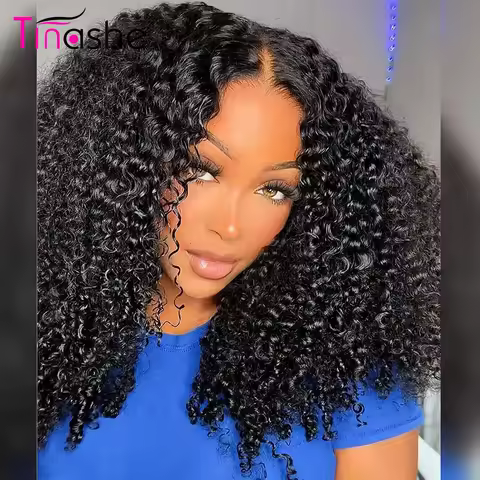 Tinashe Part Max 9×6 Glueless Wig HD Lace Bleached Knots Pre Plucked Human Hair Wigs Put on &amp; Go Short Kiny Curly Bob Wig