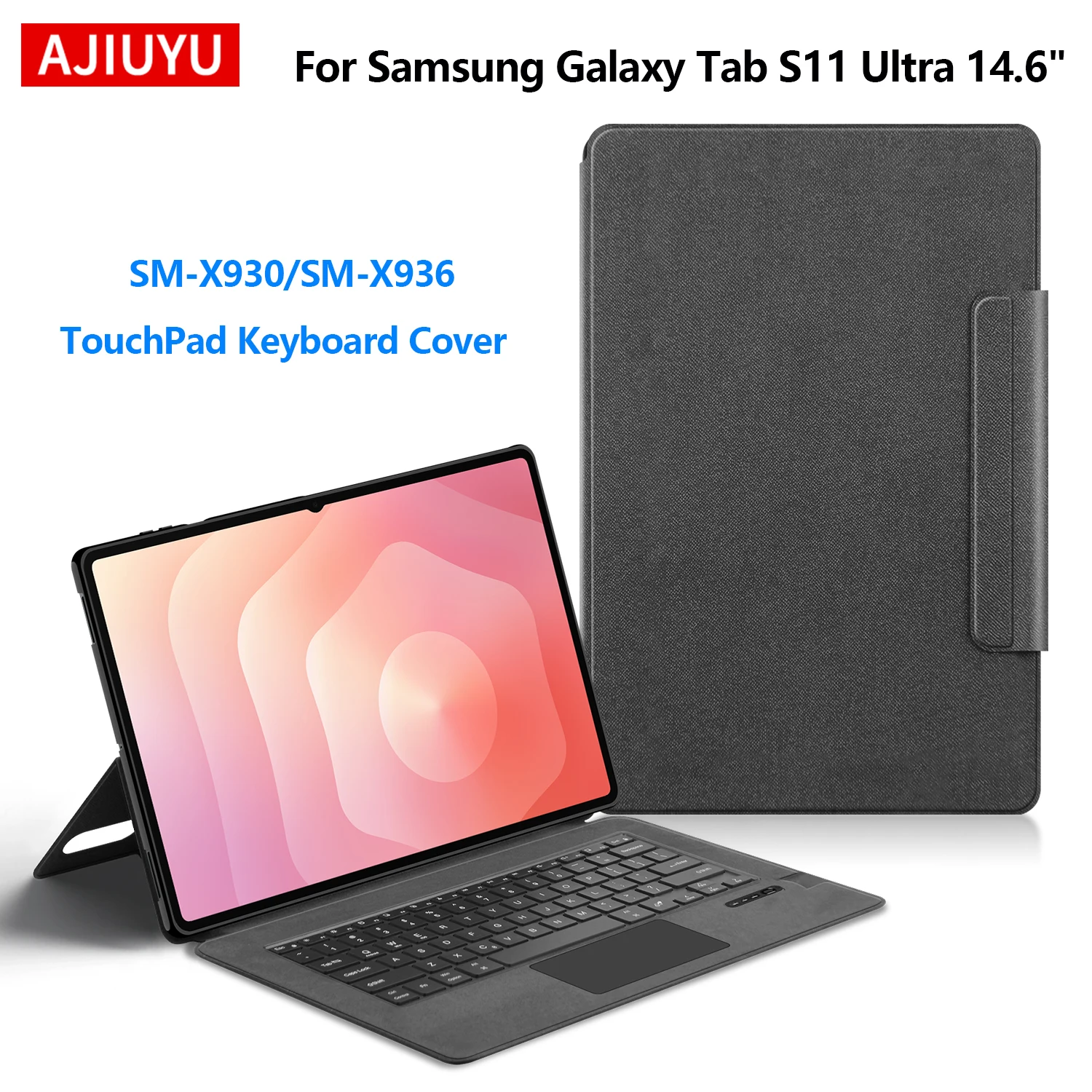 Touchpad Keyboard For Samsung Galaxy Tab S11 Ultra 14.6' Protective Case For Tab S11 Ultra 14.6 2025 SM-X930 X936 Keyboard Cover
