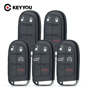 KEYYOU 2/3/4/5tlačítkový pouzdro na chytrý klíč od auta pro Jeep Grand Cherokee Dodge Ram 1500 Journey Charger Dart Challenger Durango 10 nejlepší prodej Kryt klíče od Toyoty Camry - №1