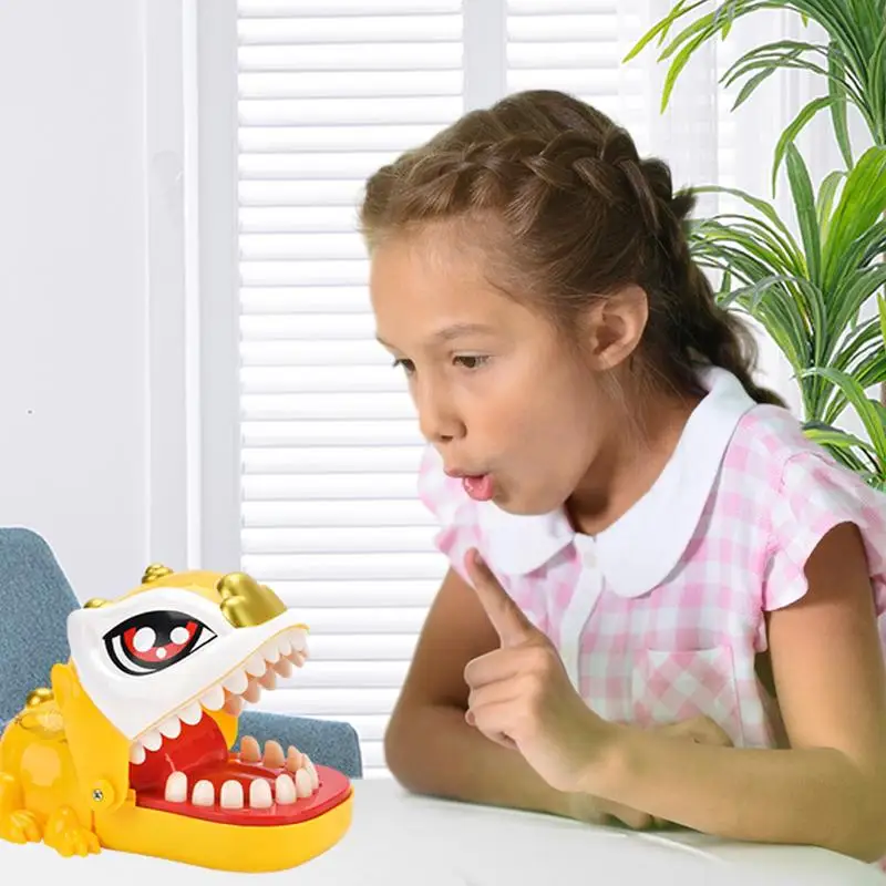 Dentist Teeth Game Family Interaction Game For Boys Lion Design Tricky Pressing Teeth Trick Toys Toys Open Mouth Fun Educational