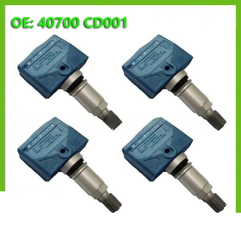 40700CD001 4pcs Tire Pressure Sensor for Nissan 350Z Titan for Infiniti Q45 Fx G M Q45 Qx4