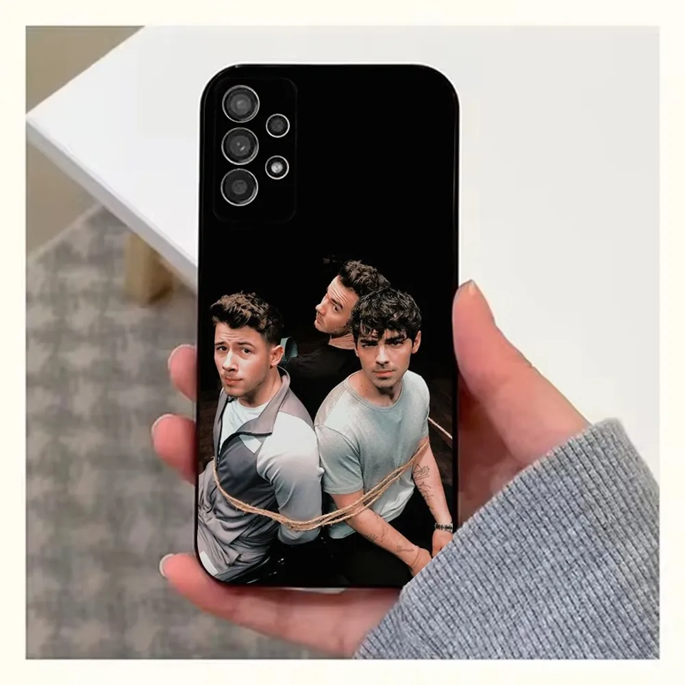 J-Jonas  B-Brothers Band Phone Case For Samsung S25,S24,S23,S22,S20,S21,S10,Ultra,Plus,Lite,FE,Soft Silicone Black Cover