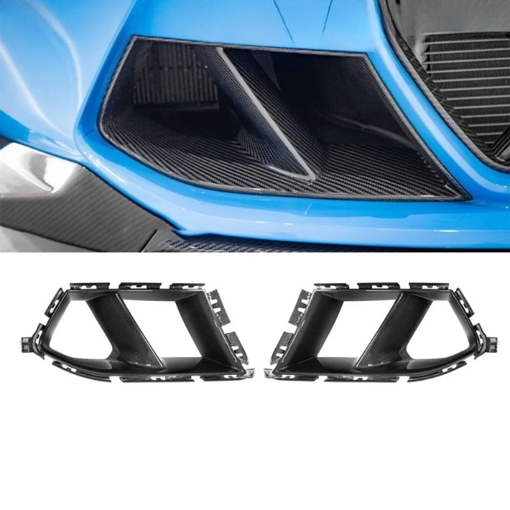 

Для BMW M3 G80 M4 G82 Передний бампер Воздухозаборник Вентиляционное отверстие Настоящее сухое углеродное волокно MP Стиль Глянцевая отделка Внешние аксессуары для стайлинга