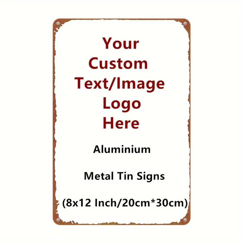 【2D Flat】 1pc Customizable Aluminum Metal Sign | 20.32x30.48 cm Vintage Wall Art for Halloween, Christmas, Dia de los Muertos -