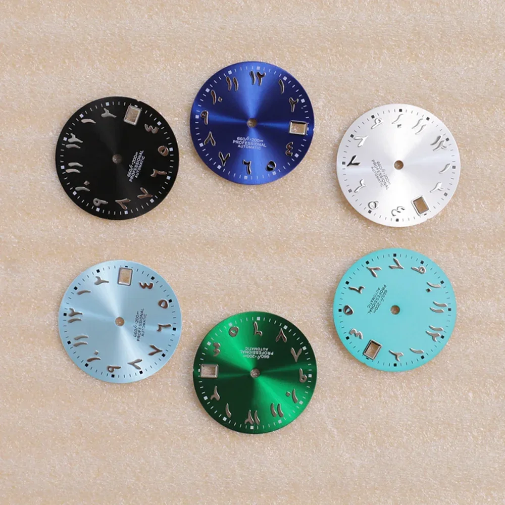 

NH35 Watch Dial 28.5mm s Logo Arabic Number Watch Dial Face Modified Watch Accessories for NH35 NH36 movements