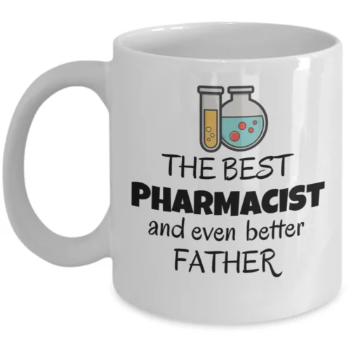 Apotheke Wissenschaft Labor Vatertag Kaffeetasse Geschenk besten Apotheker besseren Vater