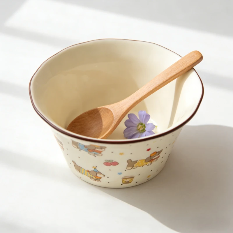 nuova-alta-bellezza-simpatico-cartone-animato-crema-ciotola-di-riso-in-ceramica-per-la-casa-ciotola-di-zuppa-insalata-colazione-ciotola-conica-stoviglie-da-cucina-uso-quotidiano
