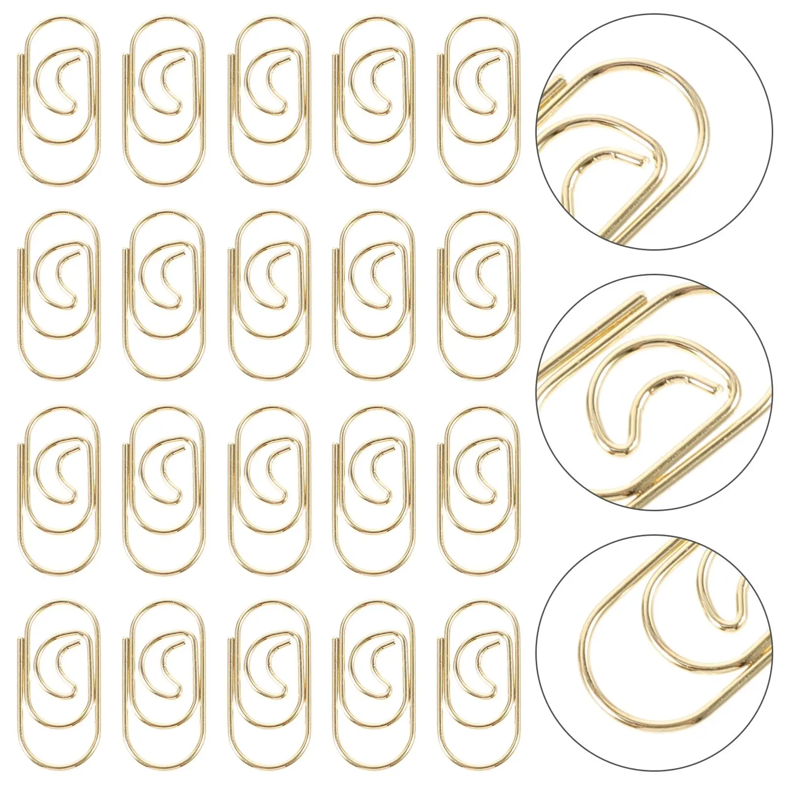 100Pcs Mini Rose Office Supplies Documents Files Document Multi Use Paper Clips Paper Clips Student Folder