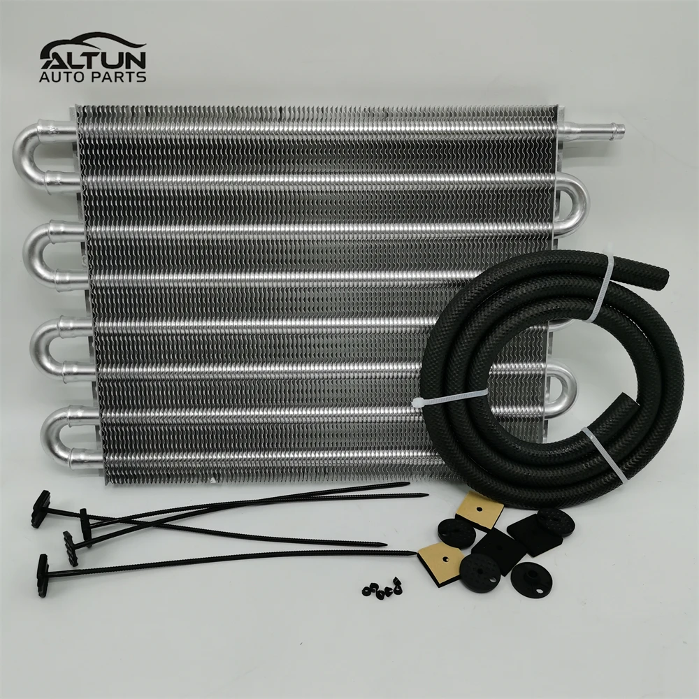 

for Hyundai / Mitsubishi / Nissan transmission oil cooler (8 tubes) JF011E RE0F10A F4A232 - reinforced oil radiator auto parts