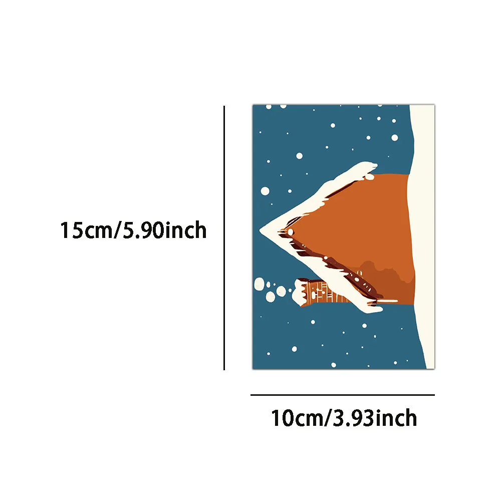 8PCS Christmas Stickers Little Deer Santa Claus Phone Case Computer iPad Laptop Luggage Waterproof Stickers