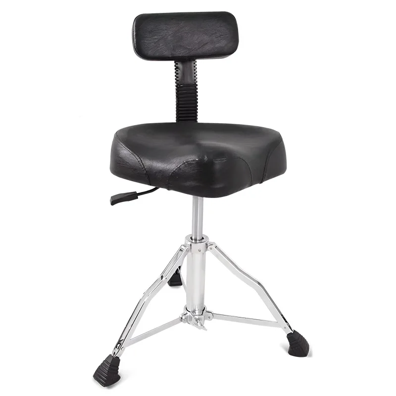 

2025 Saddle Stool Drum Set Jazz Drum Stool with Backrest Lifting Portable Electronic Piano Stool Folding Saddle Stool