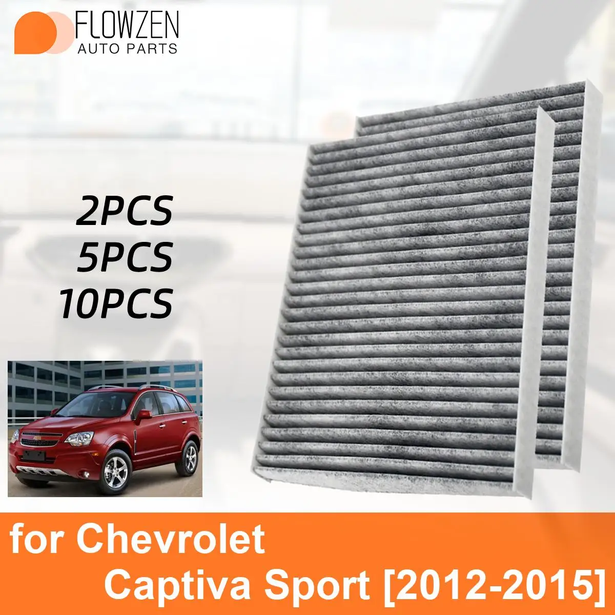 Car Cabin Air Filter for Chevrolet Captiva Sport 2012-2015 Auto Filters Carbon Fiber CF11819 3SF79-AQ000 97133-3SAA0 97133-3SAA0