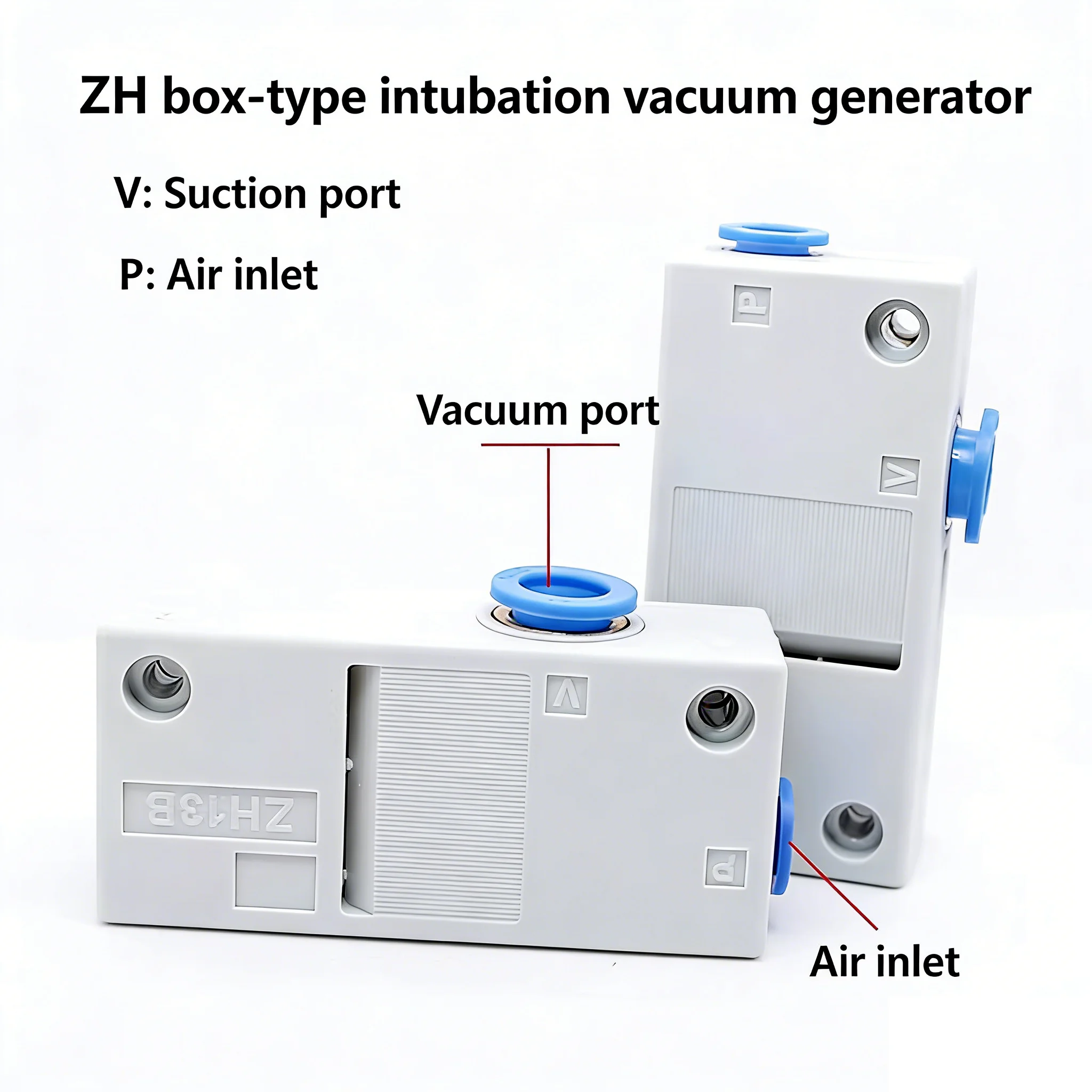 Box ZH05/07/10/20-DS/DL-05/10/13-BS/BL-ZU07S T-type Vacuum Generator
