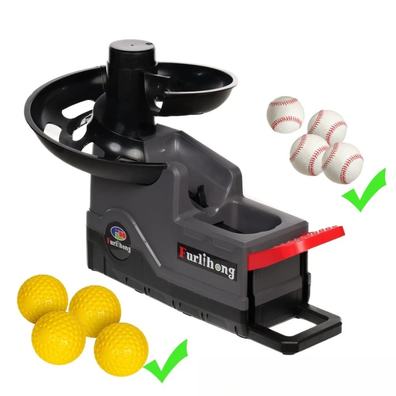 Adjustable Baseball Throwing Machine Foot Pedal Softball Serve Machine Durable Serve Machines Professional Sports Equipments
