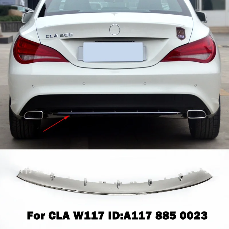 

A1178850023 Rear Bumper Chrome Chromium Trim For Mercedes Benz CLA W117 C117 CLA180 CLA220 CLA200