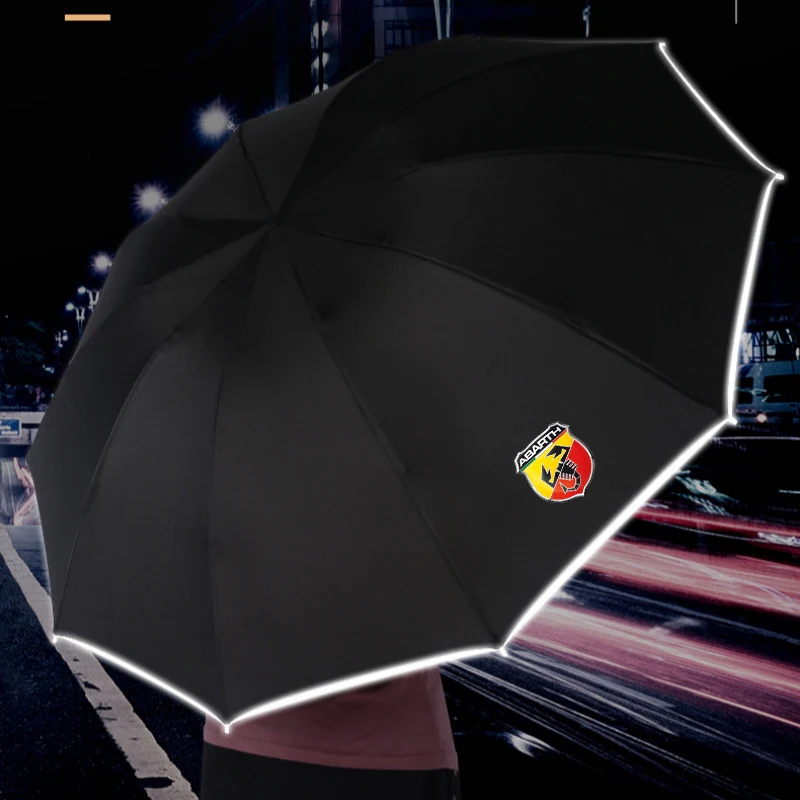 12 Bone Car Fully Automatic Business Sunshade Folding Umbrella For Abarth Stilo Ducato Palio Bravo Linea Doblo 500 Grande Tipo