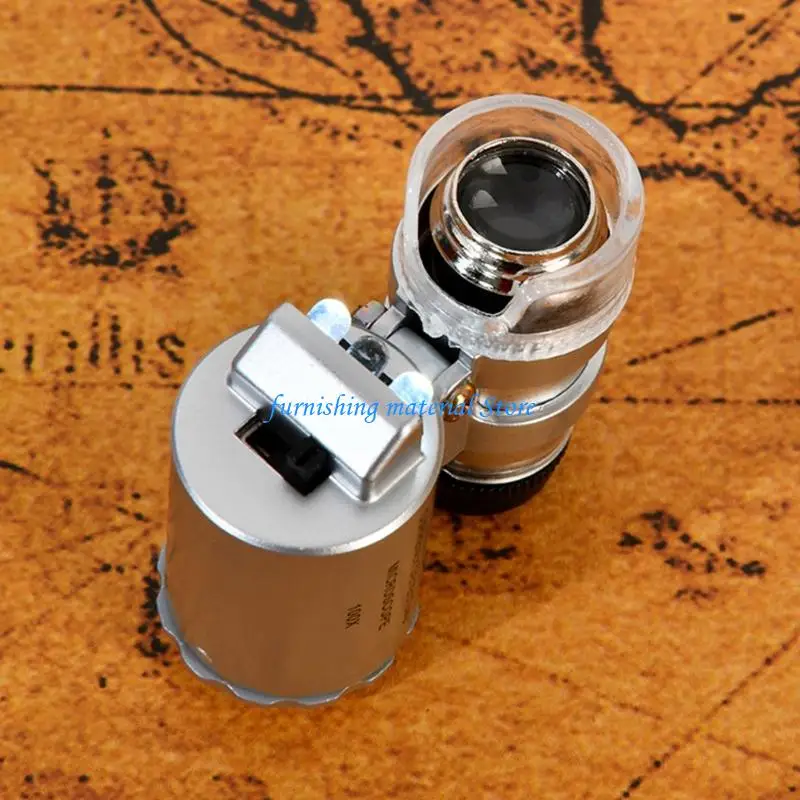 

Y5GD Portable Glass With Light And Double LED Light For Detailed Inspection Solid ABS Construction