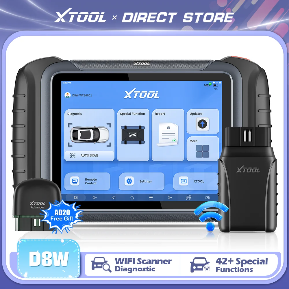 XTOOL D8W Bluetooth Diagnostic Tools – הערכה מדויקת של ספקטרום תכונות, תקינות ויעילות בפועל