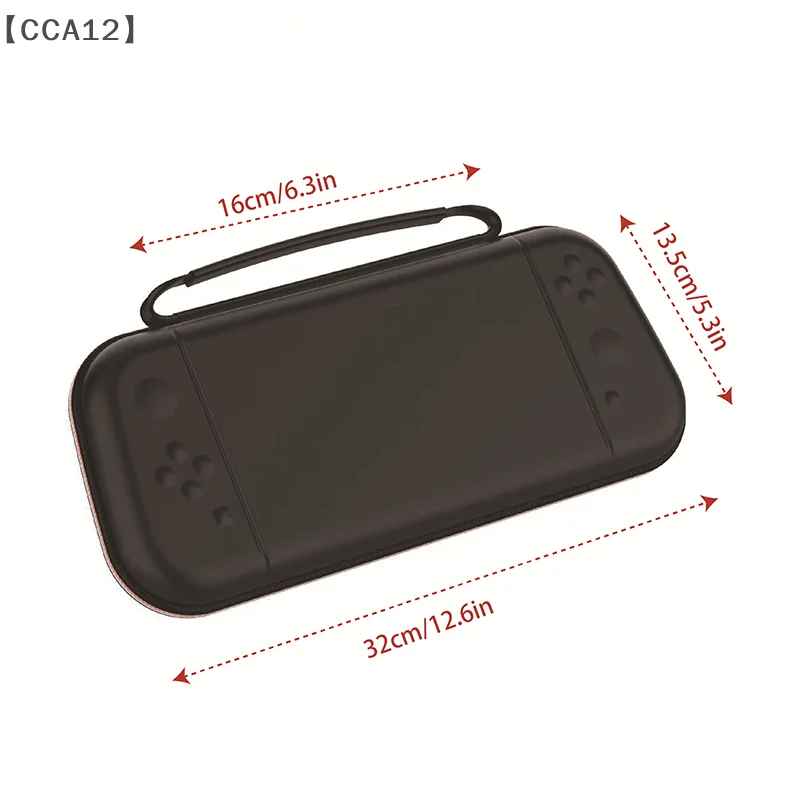 Switch 2 Carrying Case For Switch 2 (2025), Portable Hard Shell Travel Carry Case With Pockets For Small Accessories And Games