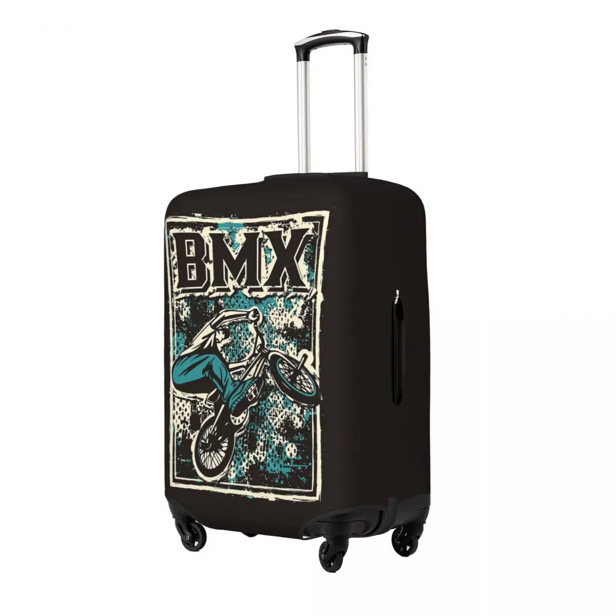 

Ретро Bmx Apparel Grunge Bmx Bike Bmx Freestyle Чехол для чемодана Эластичные защитные чехлы для дорожного багажа для 18-32 дюймов