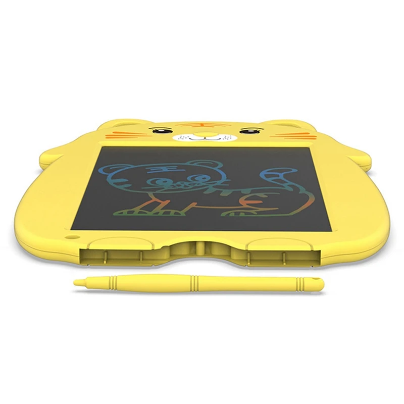 Мультяшная ЖК-доска для рукописного ввода, мультяшный тигр, доска с ручной росписью, детская доска для рисования, доска для рисования