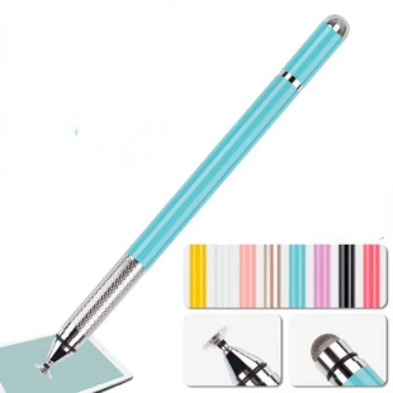 Universal 2 in 1 Fiber Stylus Pen Drawing Tablet Pens Capacitive Screen Caneta Touch Pen for Mobile Phone Smart Pen Accessories