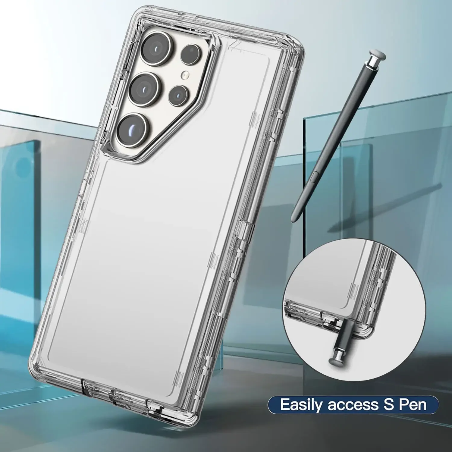 حافظة لهاتف سامسونج جالاكسي S25 Ultra S23 S20 S22 S21 S24 نوت 20 غطاء حماية #6