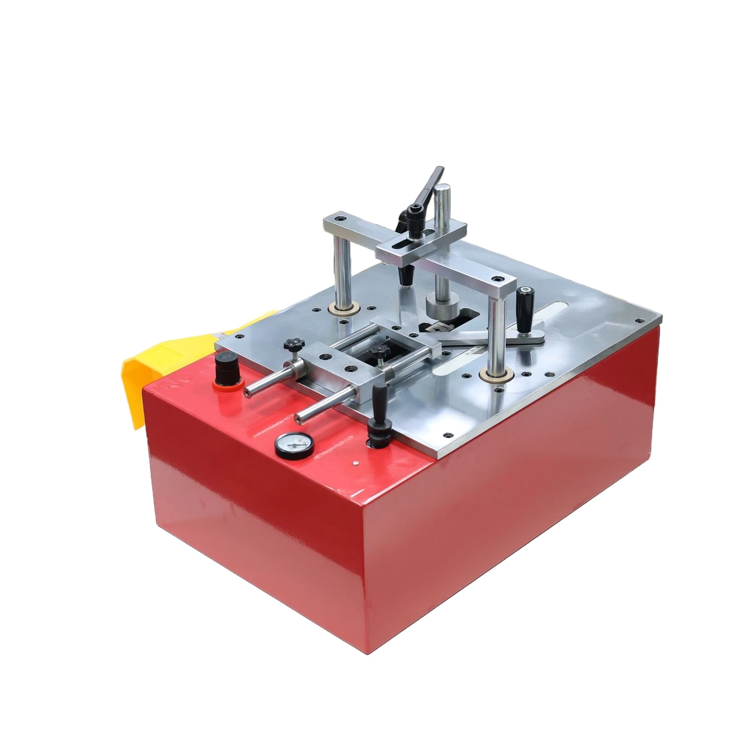 A5 Red Corner Nailer Machine for Picture Frames, Molding, DIY Woodworking - Accepts Italian Style Nails