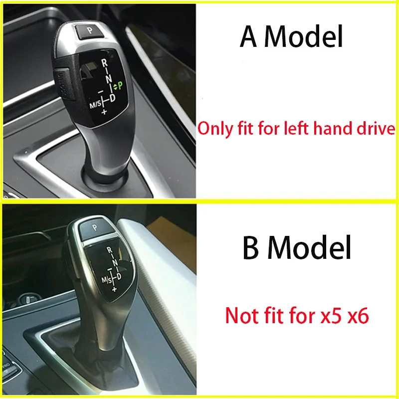 Car Gear Lever Knob Panel Unlock & P Parking Button Replace For BMW 1 2 3 4 5 7 Series F10 F11 F01 F02 X1 X3 X4 F30 F32 F48 F25