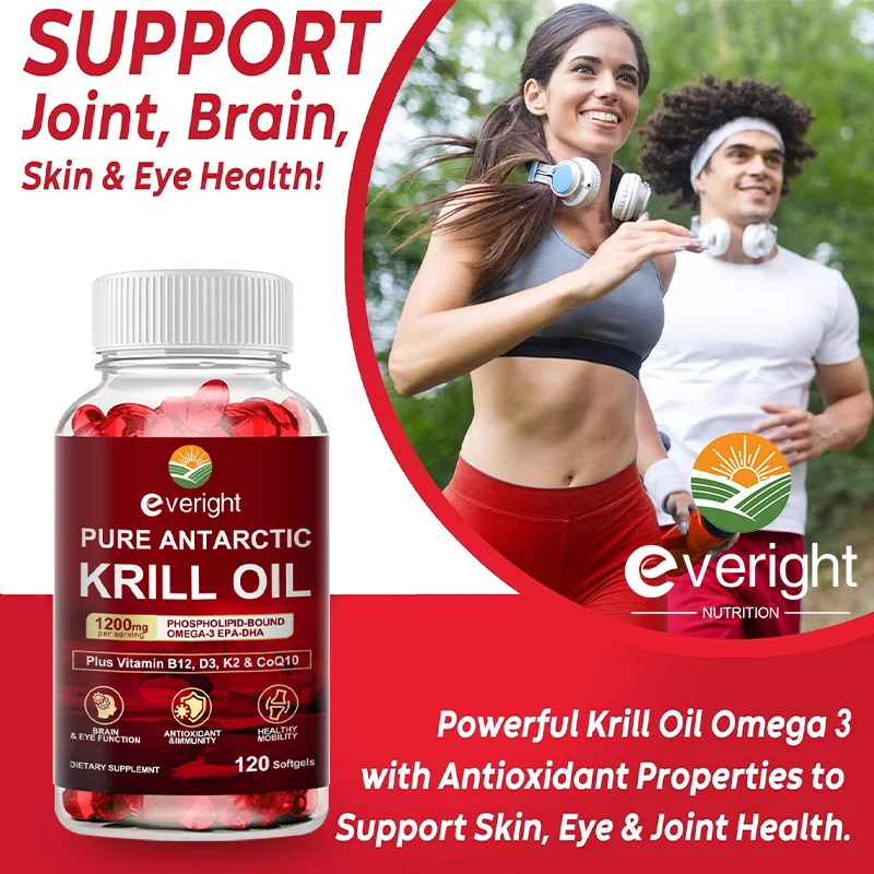 Minyak Krill Antartika 1200 mg - Krill Oil Supplement ulasan dan harga