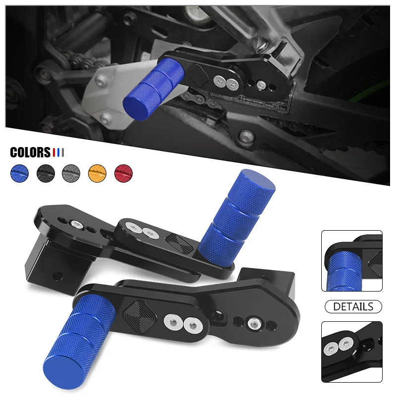 

New Sales Rear Rider Footpegs Pedals For YZF R3 R6 R25 R15 V3 Motorcycle Multi-angle Telescopic Adjustable Foot Pegs Footrests