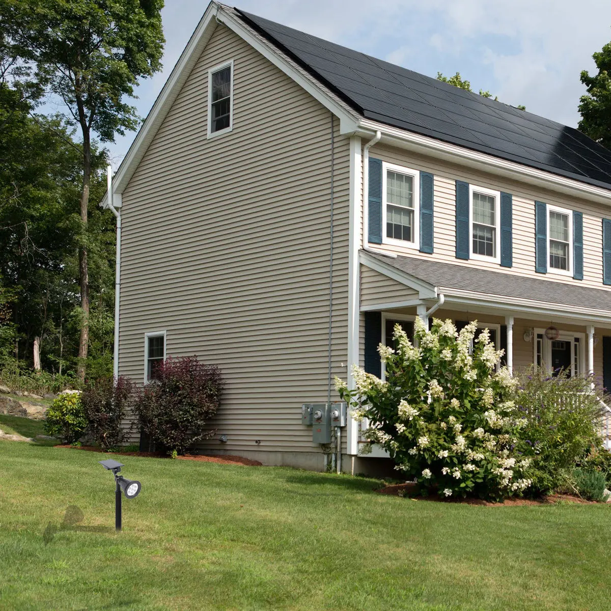 

Solar Lawn Light 5W 7 Led Outdoor Garden Spotlight Waterproof Landscape Lighting For Yard Pathway Deck Fence Party