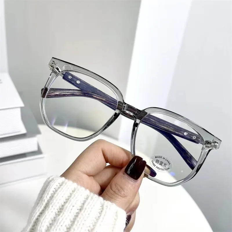 New Arrival Unisex Square Plain Glasses for Men Women PC Frame Glasses for Party Eyeglasses Polygon Glasses For Male Female