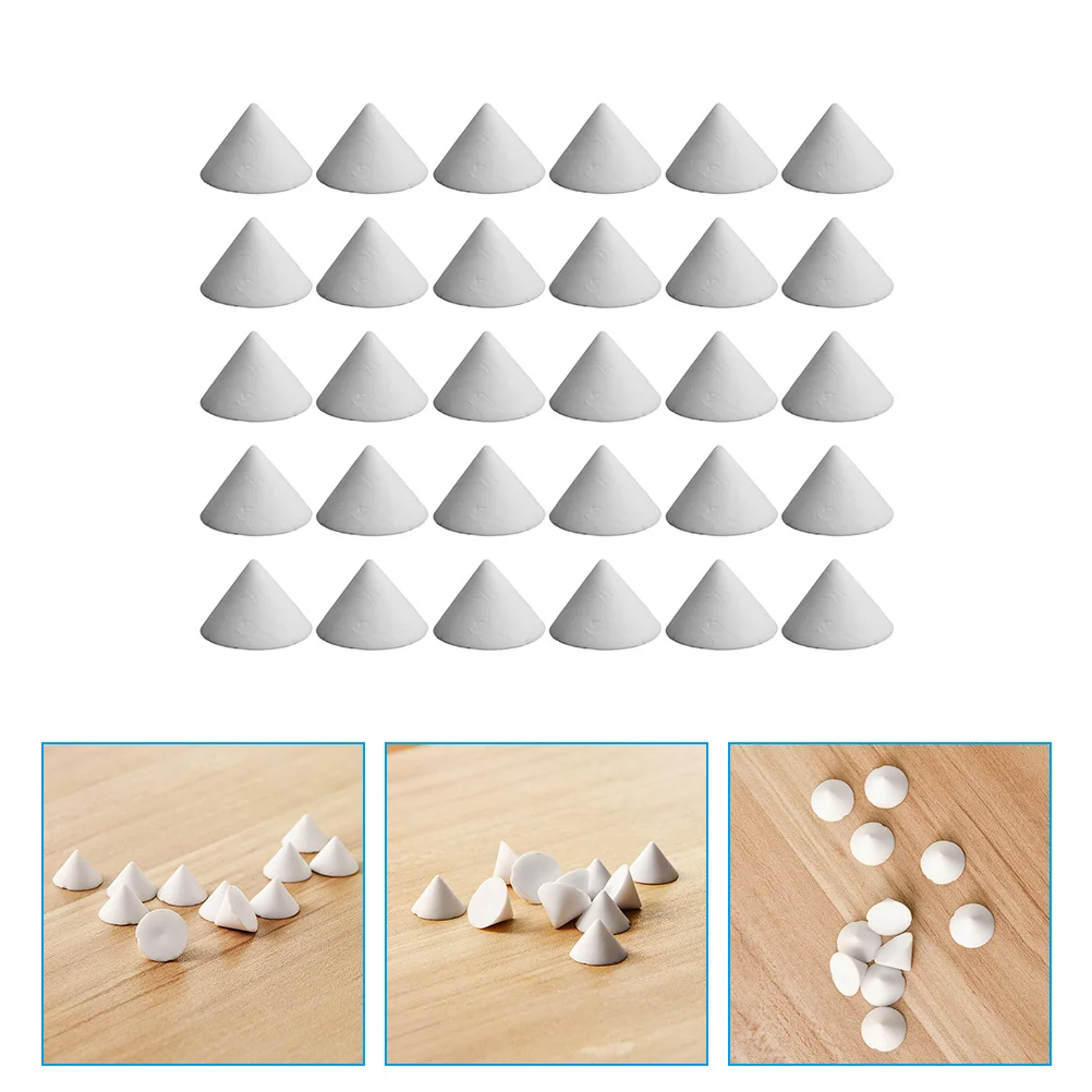 50 Pcs Kiln Burning Tools Ceramic Crafts Pottery Nail Set Stilts Firing Holder Aluminum Oxide