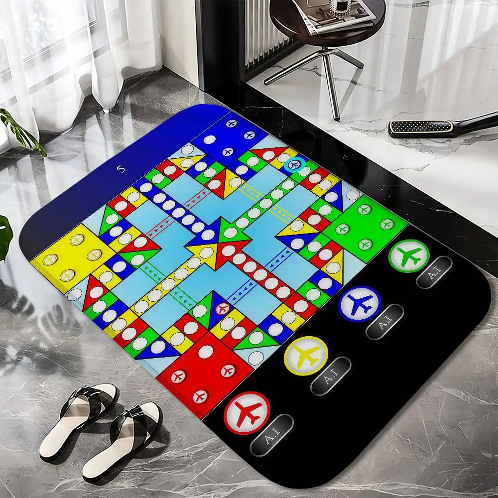 

Flying Chess Game Floor Mat Printed Large Carpets Room And Bedroom Carpets Bathroom Anti Slip Door MATS Small Carpets