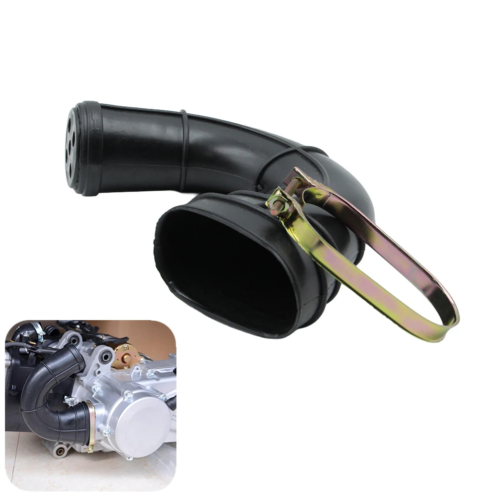 

Engine Side Cover Suction Duct Air Filter Cyclone Tube For GY6 125cc 150cc 200cc Air Intake Boots ATV Quad Dirt Bike Motorcycle