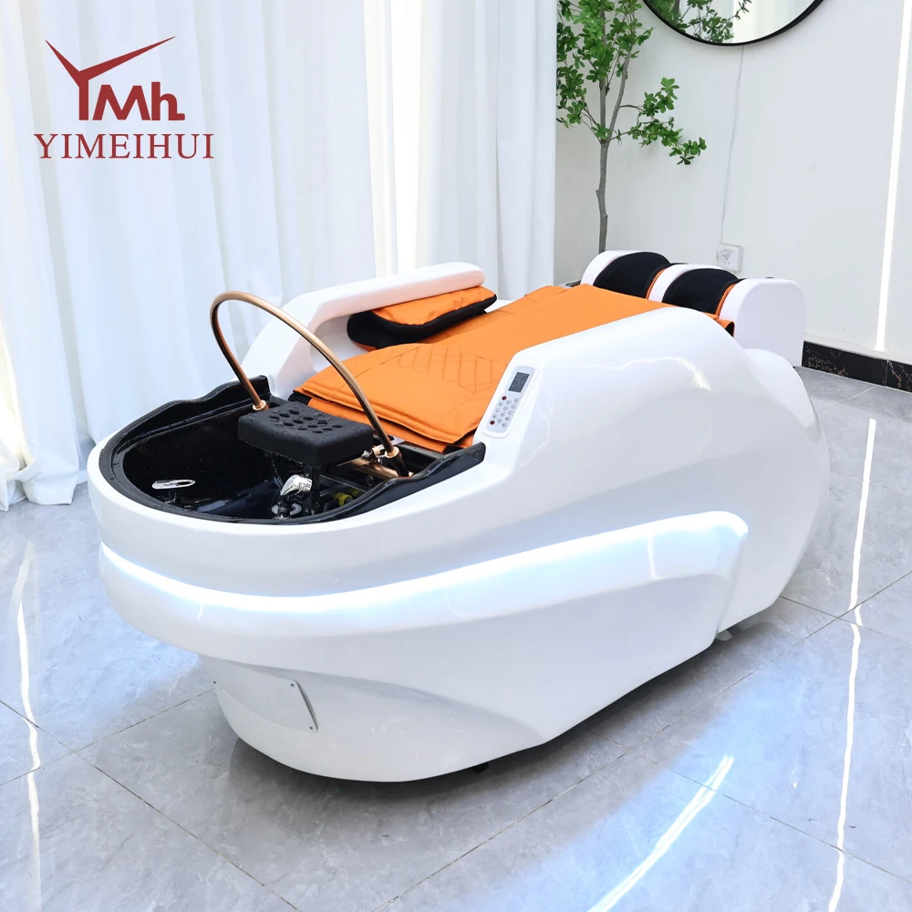 سخان مياه متعدد الوظائف للتبخير وغسل الشعر، جهاز تدليك للعلاج الكهربائي، كرسي تداول السرير