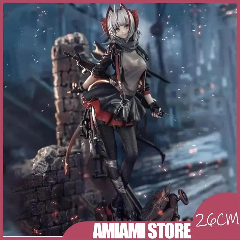 26cm Arknights Anime Game Figure W Armed Beautiful Girls periferiche Kawaii Manga Figures Collection modello bambole giocattoli per bambini regalo