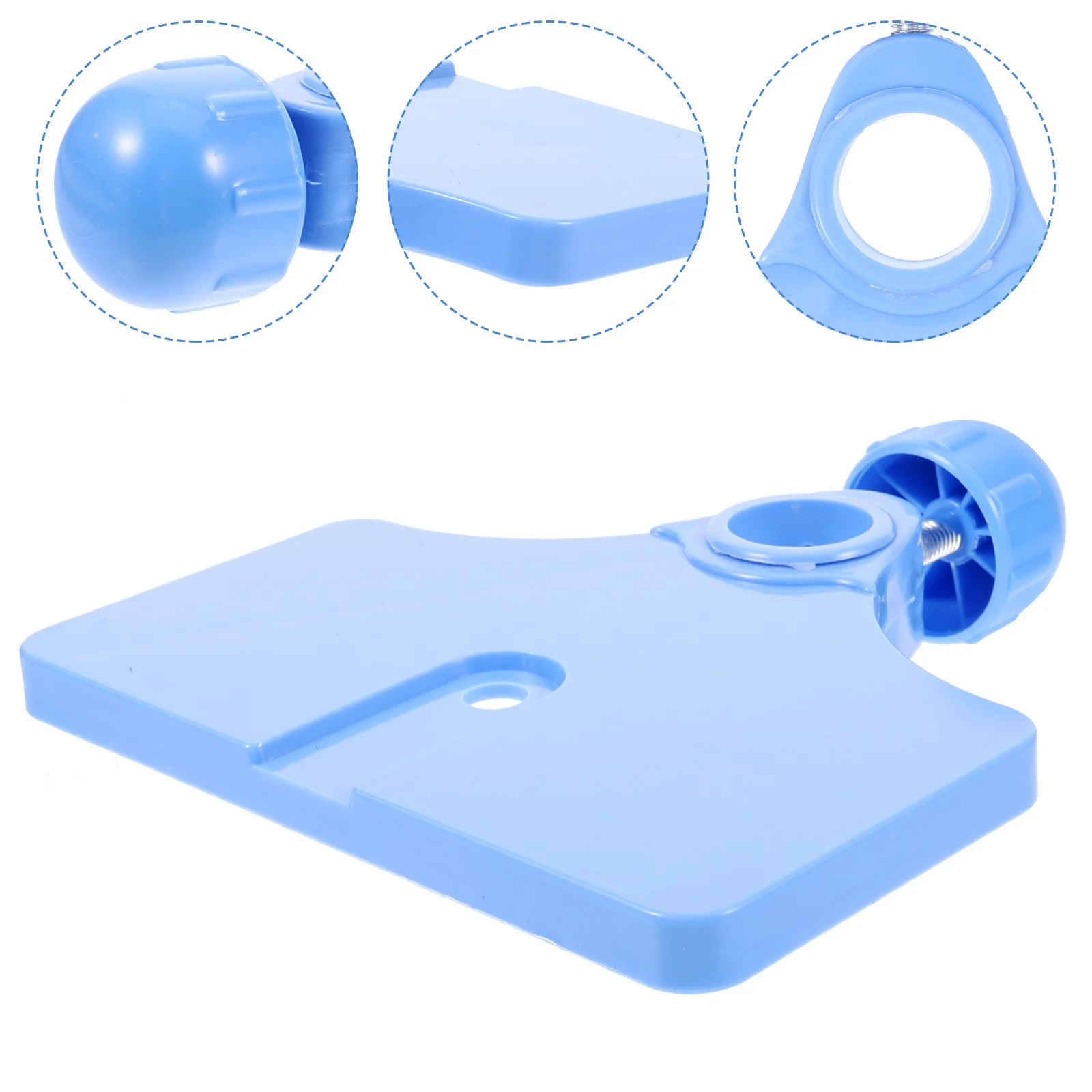 

Drip Stand Storage Tray Plastic Infusion Support Plate Organized Convenient Holder for Hospital Iv Stand Supplies Detachable