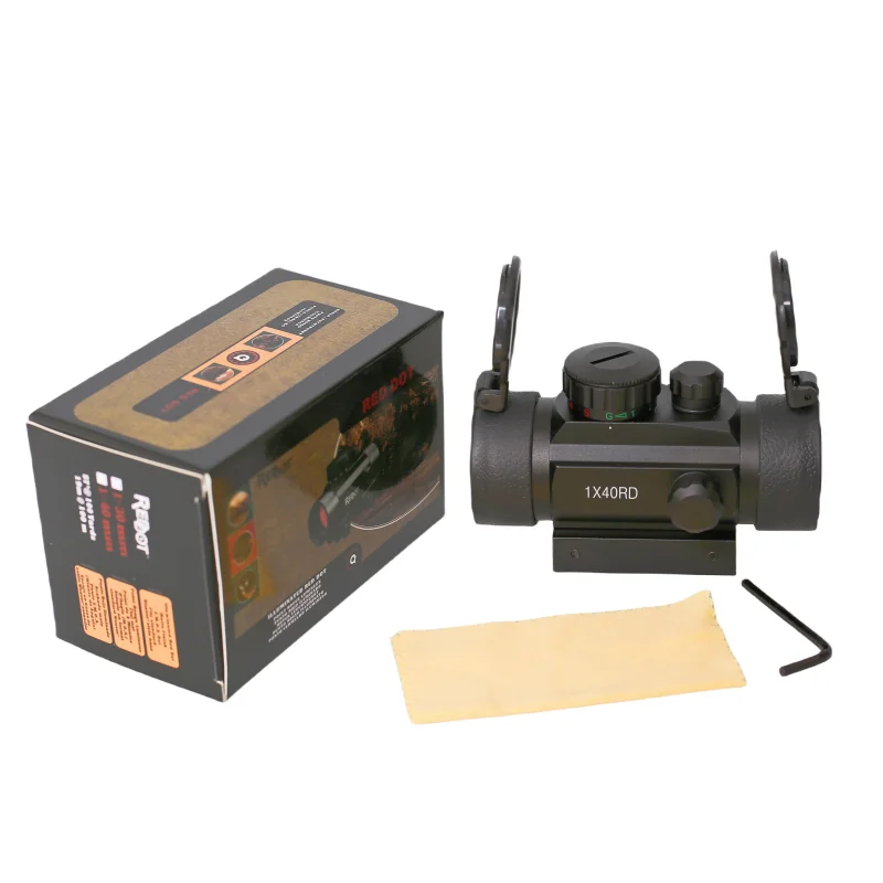 Red dot 1x40 Tactical rifle sight red dot Holographic sight with 11mm 22mm track installation telescopic sight for hunting