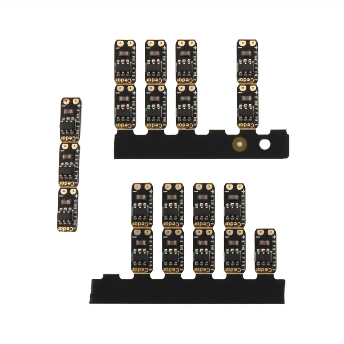 DT796 Mon.20Pcs 3.7-4.2V Metering Module 1 String Ternary Lithium Battery Power Display Mini Led Light