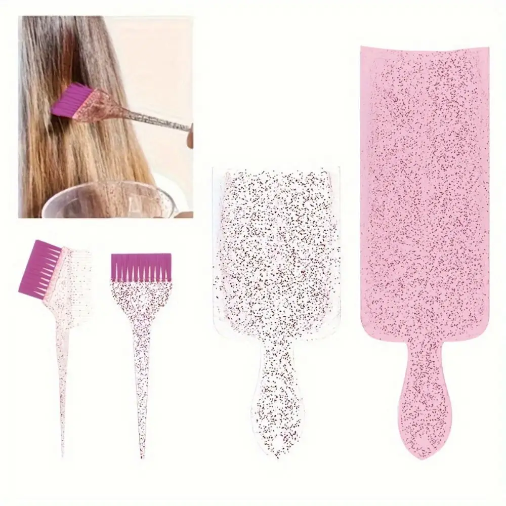 3/4Pcs Soft Bristles Hair Dyeing Brush Hair Coloring Flexible Hair Coloring Brush Applicator Brush Hair Tinting